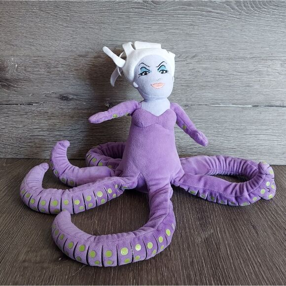 Morgana Octopus Plush Doll Ursula's Sister Walt Disney - Picture 1 of 5